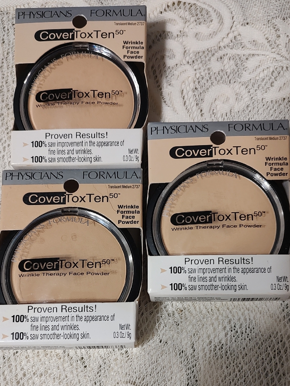Physicians Formula CoverTox Ten Wrinkle Formula Face Powder.
